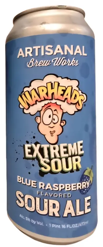Artisanal Brew Works Warheads Extreme Sour Blue Raspberry