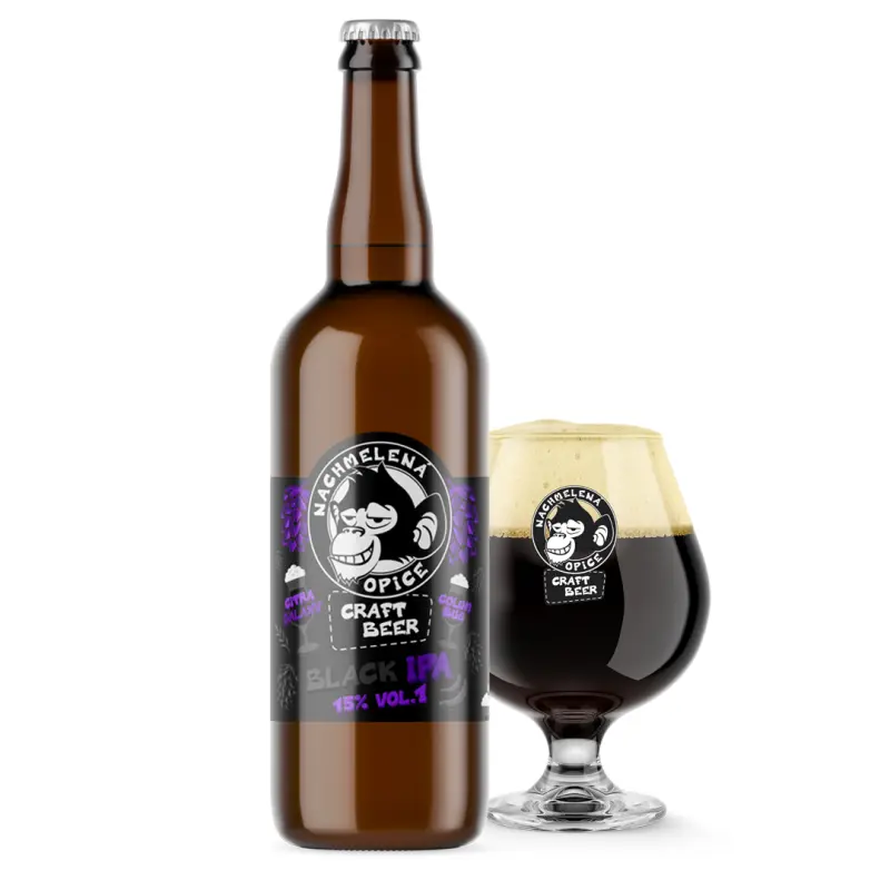 Nachmelená Opice Black IPA 15% Vol. 1