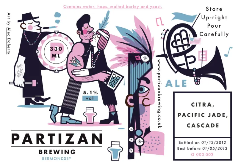 Partizan Brewing Pale Ale - Citra Pacific Jade Cascade