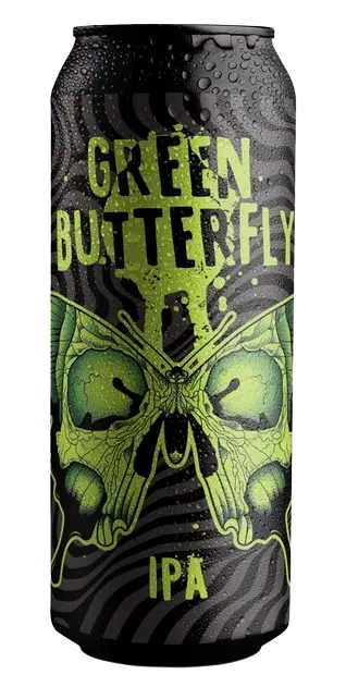 Cervezas La Grúa Green Butterfly