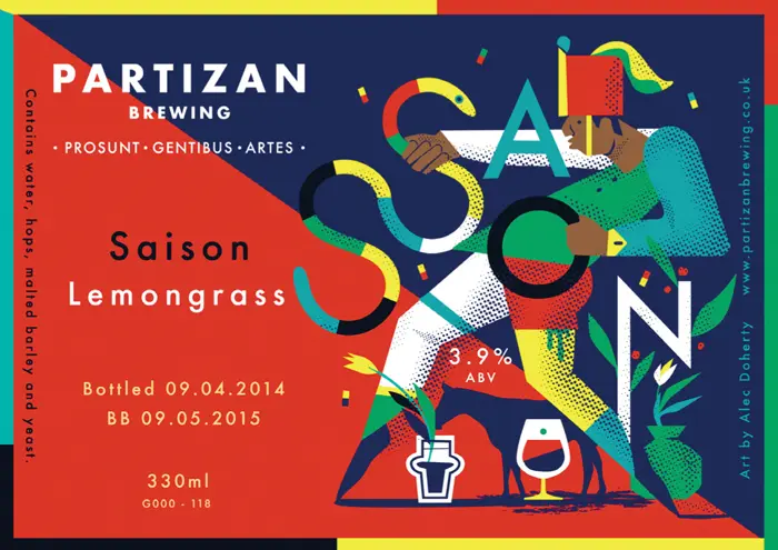 Partizan Brewing Saison - Lemongrass