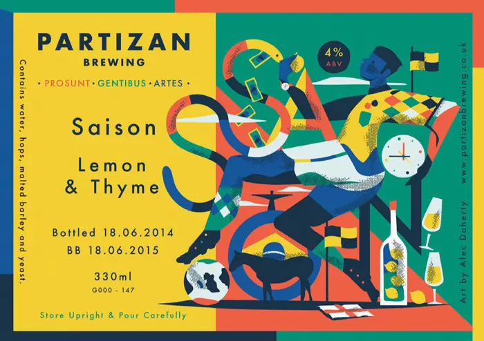 Partizan Brewing Saison - Lemon & Thyme