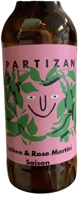 Partizan Brewing Saison - Lychee Rose Martini