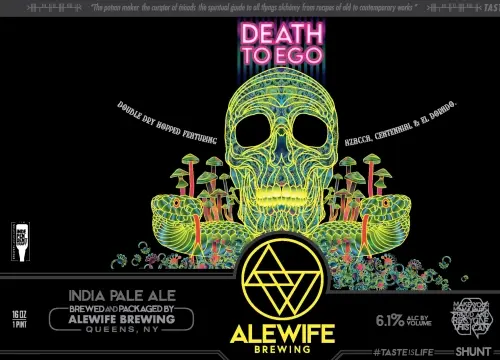 Alewife Brewing Company Death to Ego - Double Dry Hopped