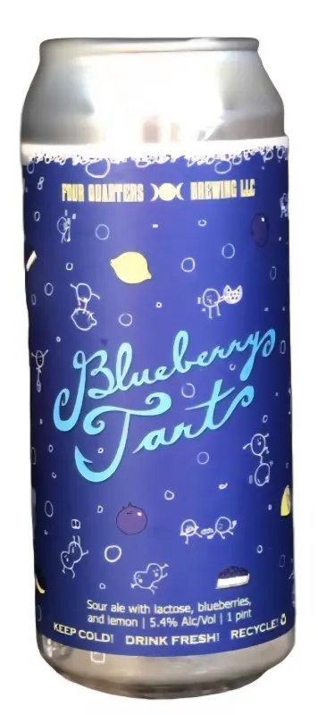 Four Quarters Brewing Blueberry Tart