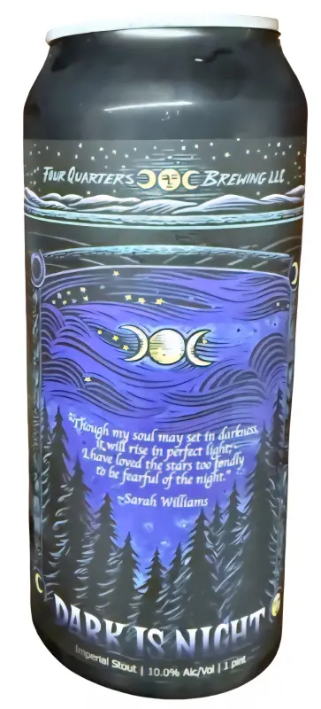 Four Quarters Brewing Dark Is Night