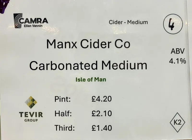 Manx Cider Co. Carbonated Medium