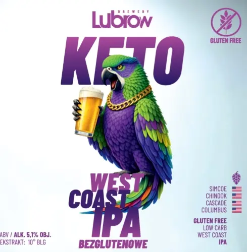 Browar Lubrow Keto West Coast IPA