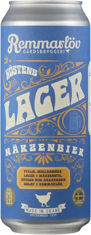 Remmarlöv Gårdsbryggeri Höstens Lager