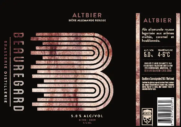 Beauregard - Brasserie Distillerie Altbier