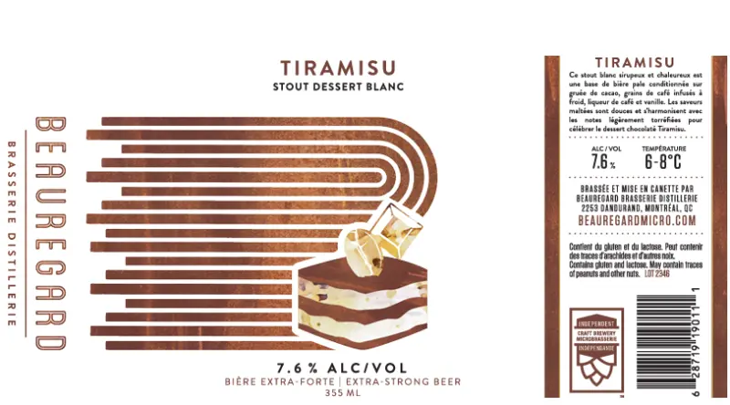 Beauregard - Brasserie Distillerie Tiramisu