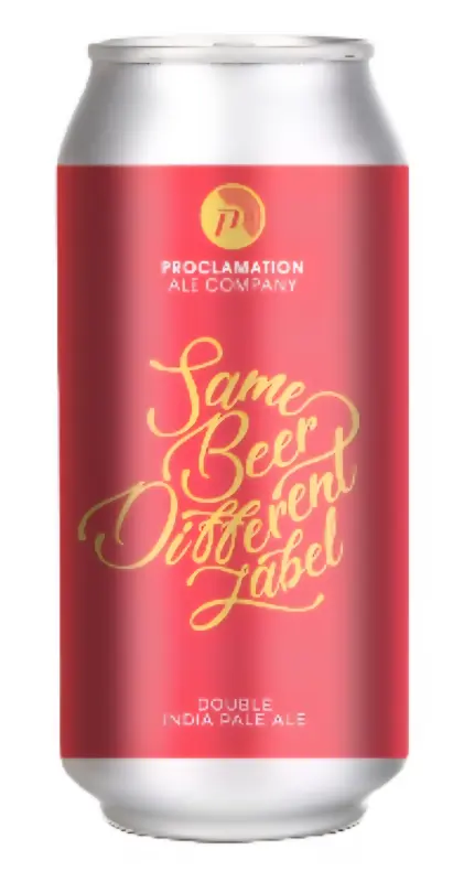 Proclamation Ale Company Same Beer, Different Label