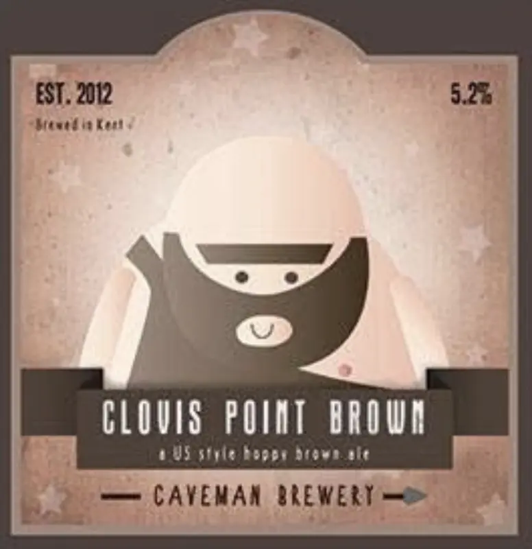 Caveman Brewery Clovis Point Brown