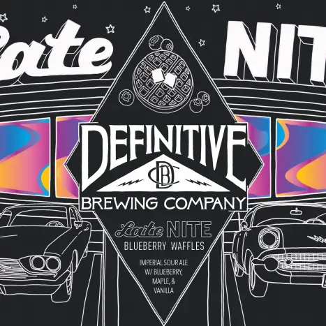 Definitive Brewing Company Late Nite: Blueberry Waffles