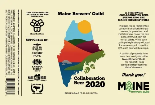 Bissell Brothers Brewing Maine Brewers' Guild Collaboration 2020