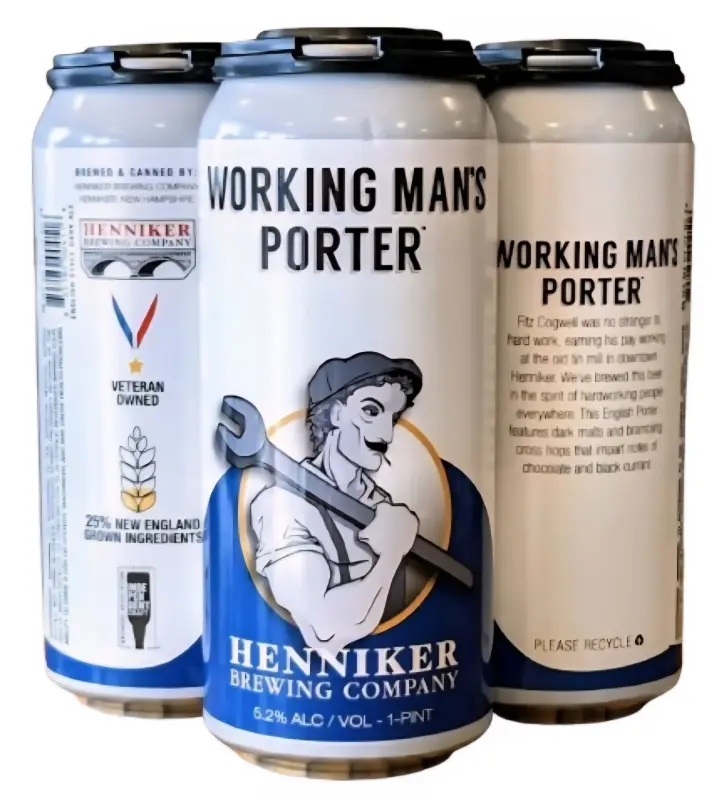 Henniker Brewing Company Working Man's Porter