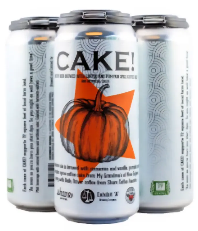 Exhibit 'A' Brewing Company Cake! Pumpkin Coffee Cake Beer