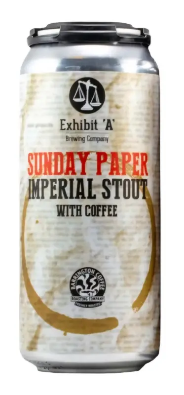Exhibit 'A' Brewing Company Sunday Paper