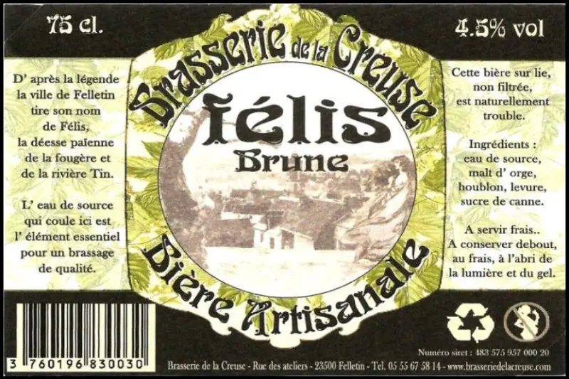 Brasserie de la Creuse Félis Brune