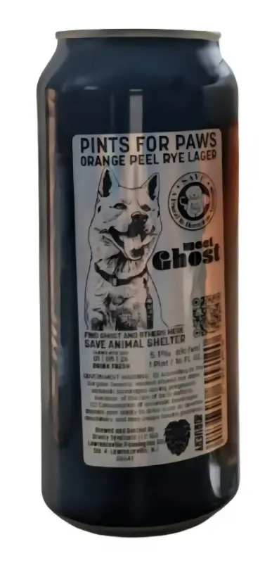 The Druery Brewery Pints For Paws - Ghost