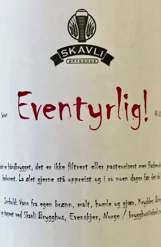 Skavli Brygghus Eventyrlig