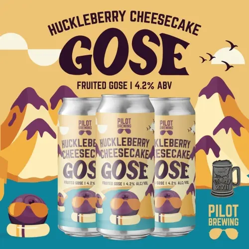 Pilot Brewing Huckleberry Cheesecake Gose