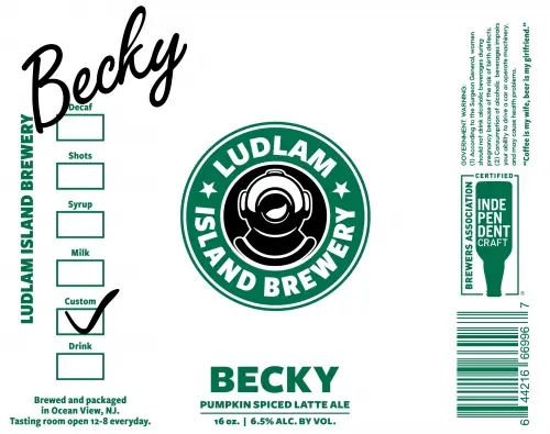 Ludlam Island Brewery Becky