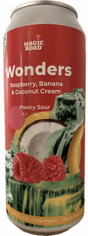 Magic Road Wonders Raspberry, Banana & Coconut Cream