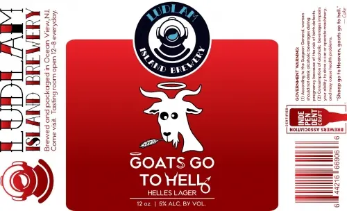 Ludlam Island Brewery Goats Go To Hell