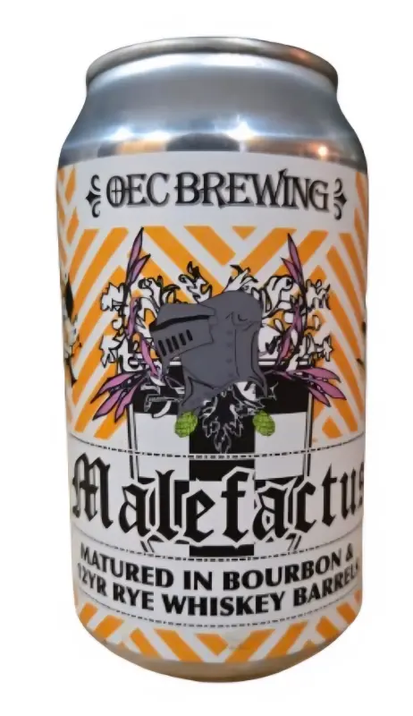 OEC Brewing (Ordinem Ecentrici Coctores) Malefactus - Bourbon & Rye Whiskey Barrel Aged