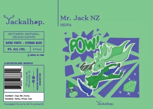 Microbrasserie Jackalhop Mr Jack NZ