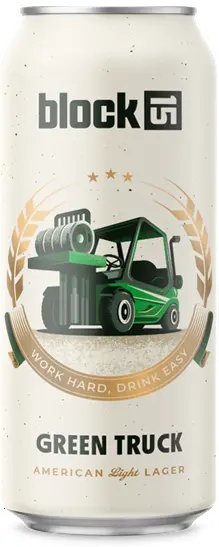 Block 15 Brewing Company Green Truck