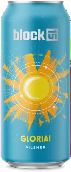 Block 15 Brewing Company Gloria! Unfiltered Pilsner