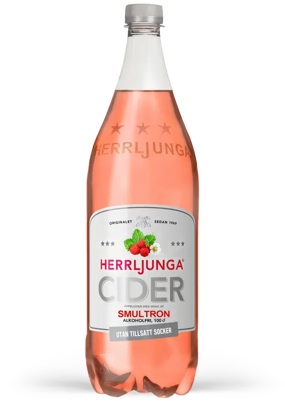Herrljunga Cider (Gamlestadens Bryggeri) Smultroncider Alkoholfri (Sockerfri)