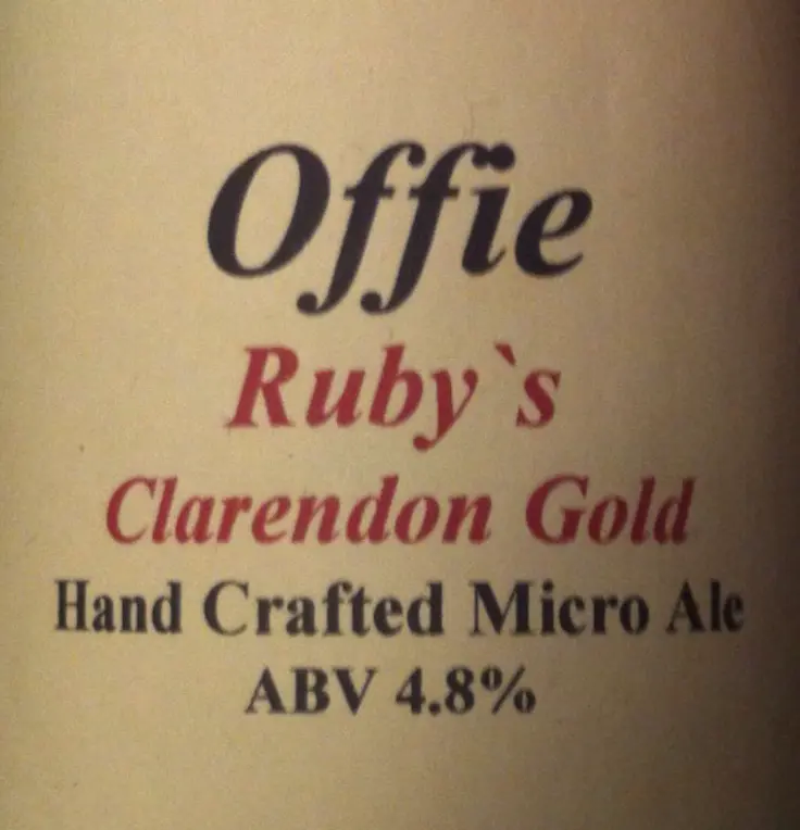 Offie Ruby's Clarendon Gold
