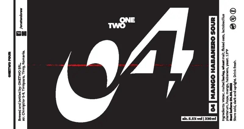 OneTwo 04 - Mango Habanero Sour
