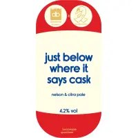 Downlands Brewery just below where it says cask
