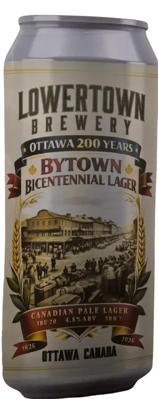 Lowertown Brewery Bytown Bicentennial Lager