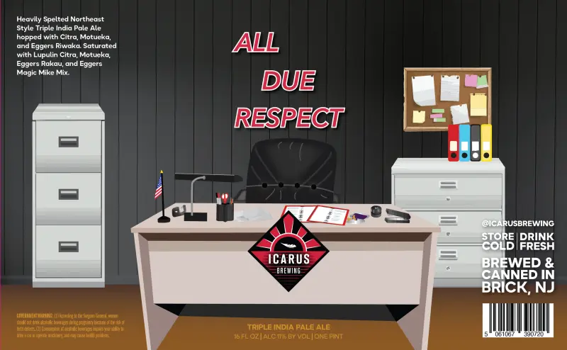 Icarus Brewing All Due Respect