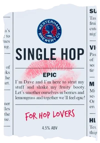 Westerham Brewery Single Hop - Epic