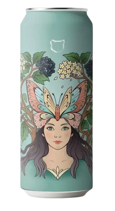 Twisted Cat Brewery Saison Elderberry