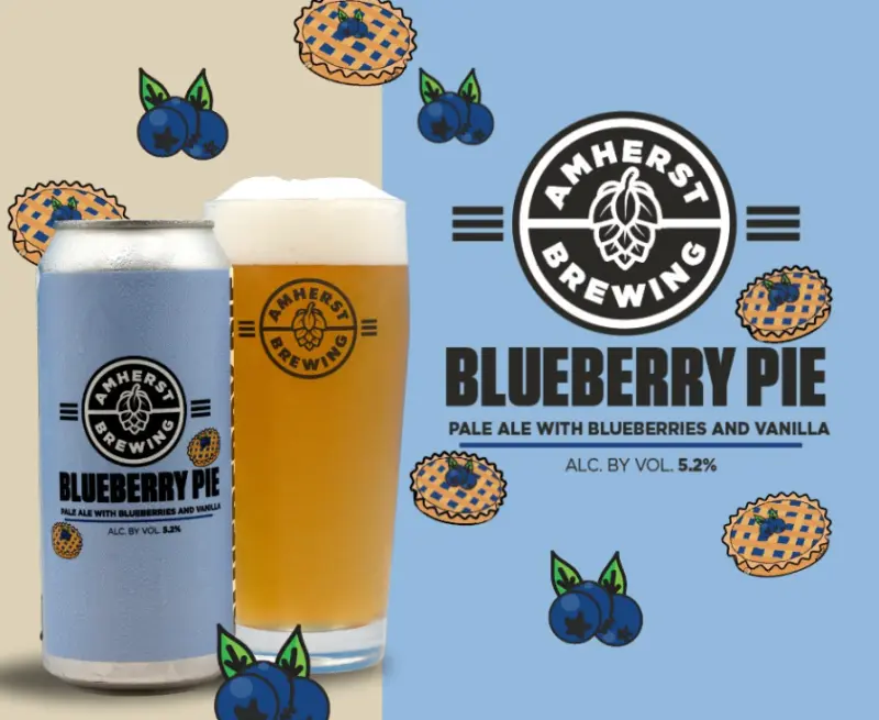 Amherst Brewing Company Blueberry Pie