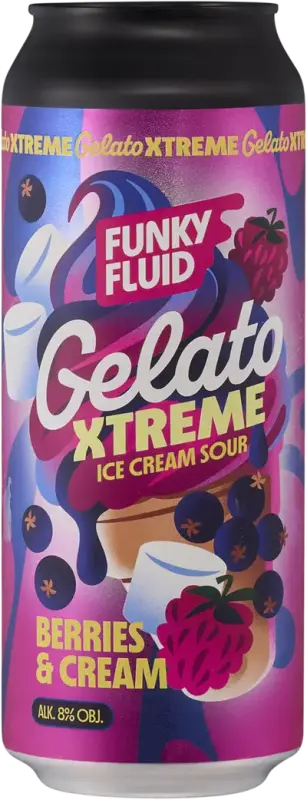 Funky Fluid Gelato XTREME: Berries & Cream