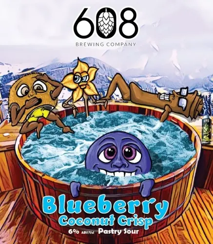 608 Brewing Company Blueberry Coconut Crisp