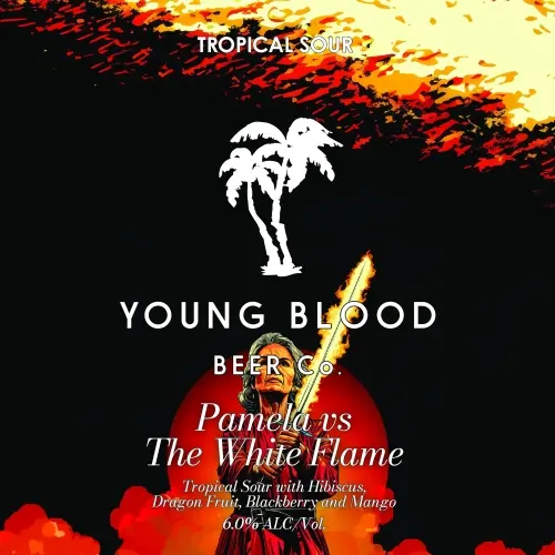 Young Blood Beer Company Pamela Vs. The White Flame