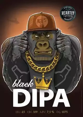 Heartly Brewery Black DIPA