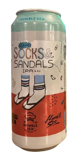 Humble Sea Brewing Co. Clear Socks & Sandals