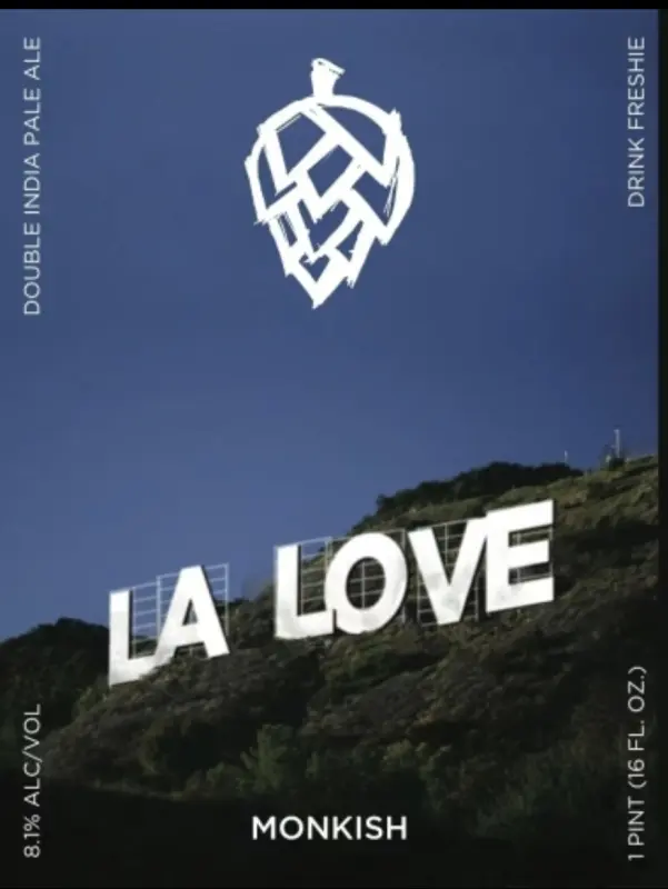 Monkish Brewing Company LA Love