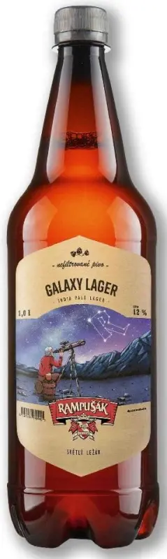 Rodinný pivovar Rampušák Galaxy Lager