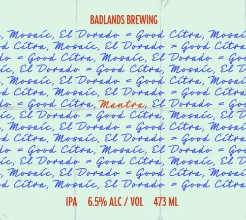Badlands Brewing Company Mantra